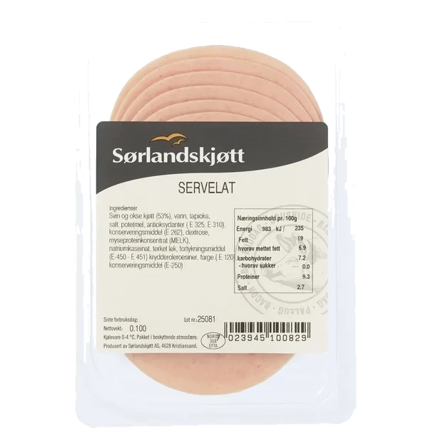 Spis Meg Servelat 100g