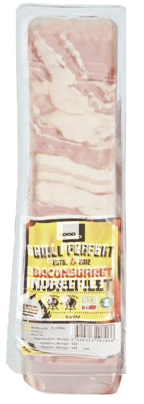 Coop Grill Perfekt Baconsurret Indrefilet Svin 500g