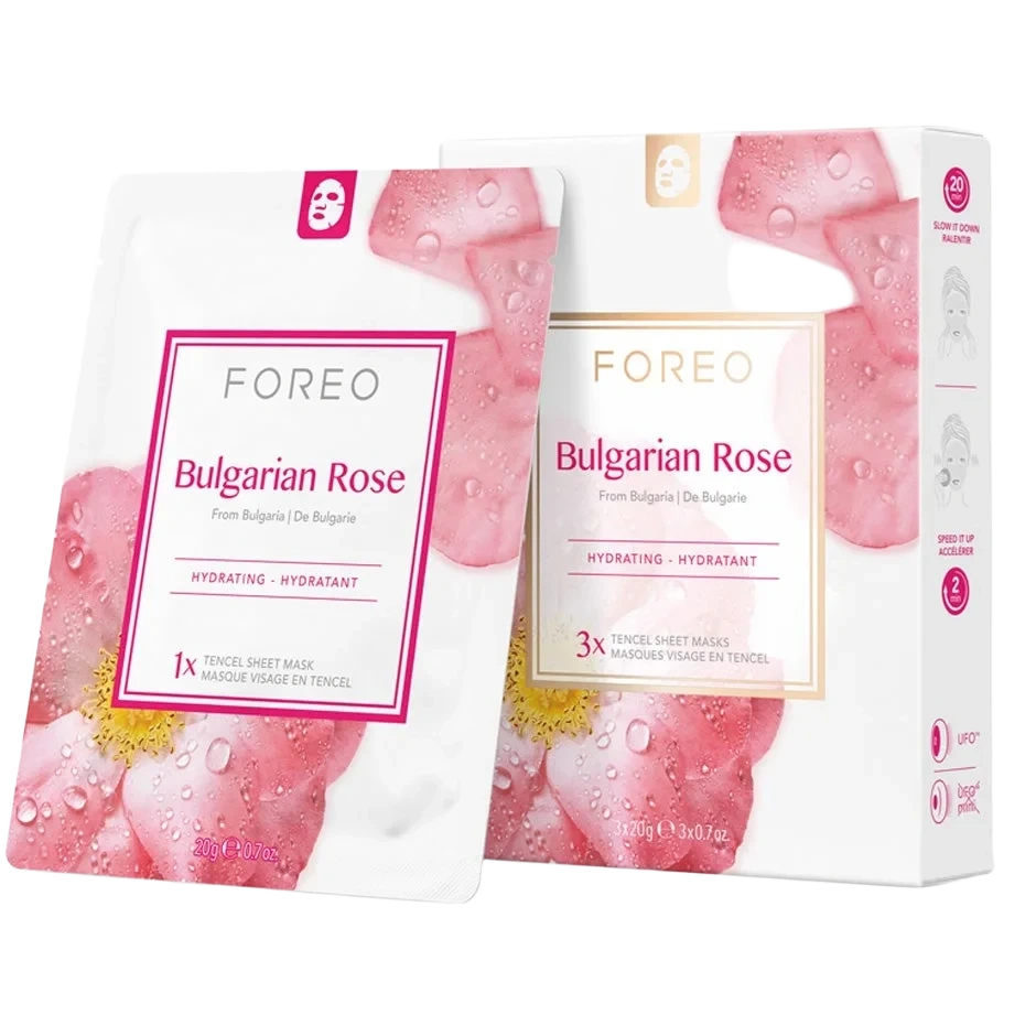 FOREO Farm To Face Bulgarian Rose x 3