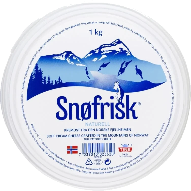 Snøfrisk, spann   1kg