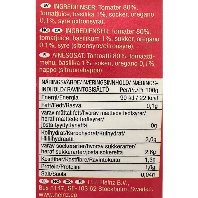 Krossade Tomater Basilika Oregano