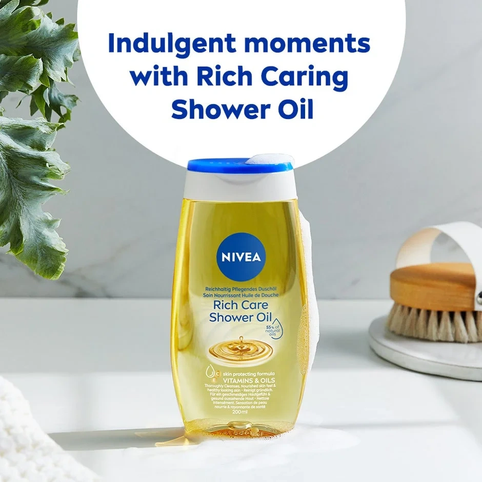 NIVEA Rich Caring Shower Oil