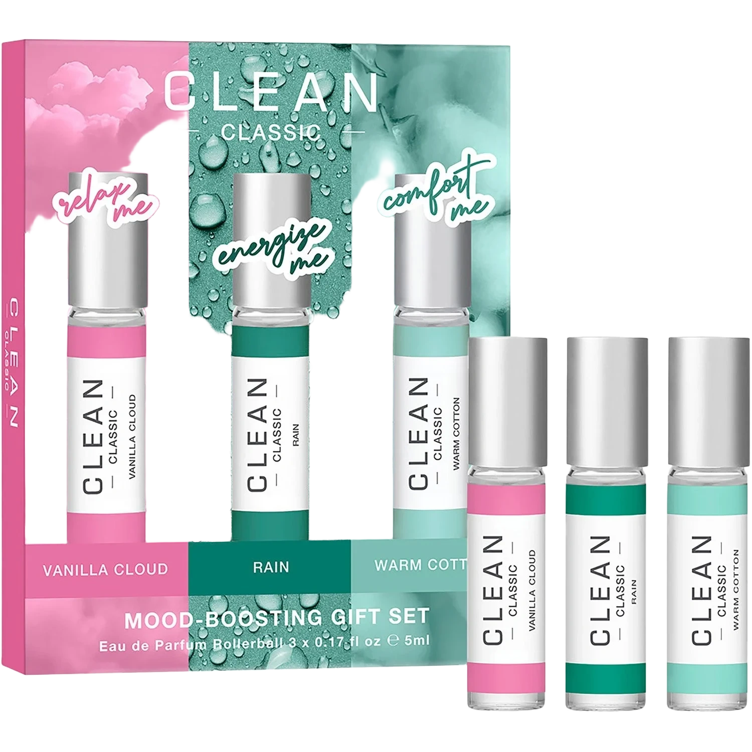Clean Classic Layering Rollerball Gift Set