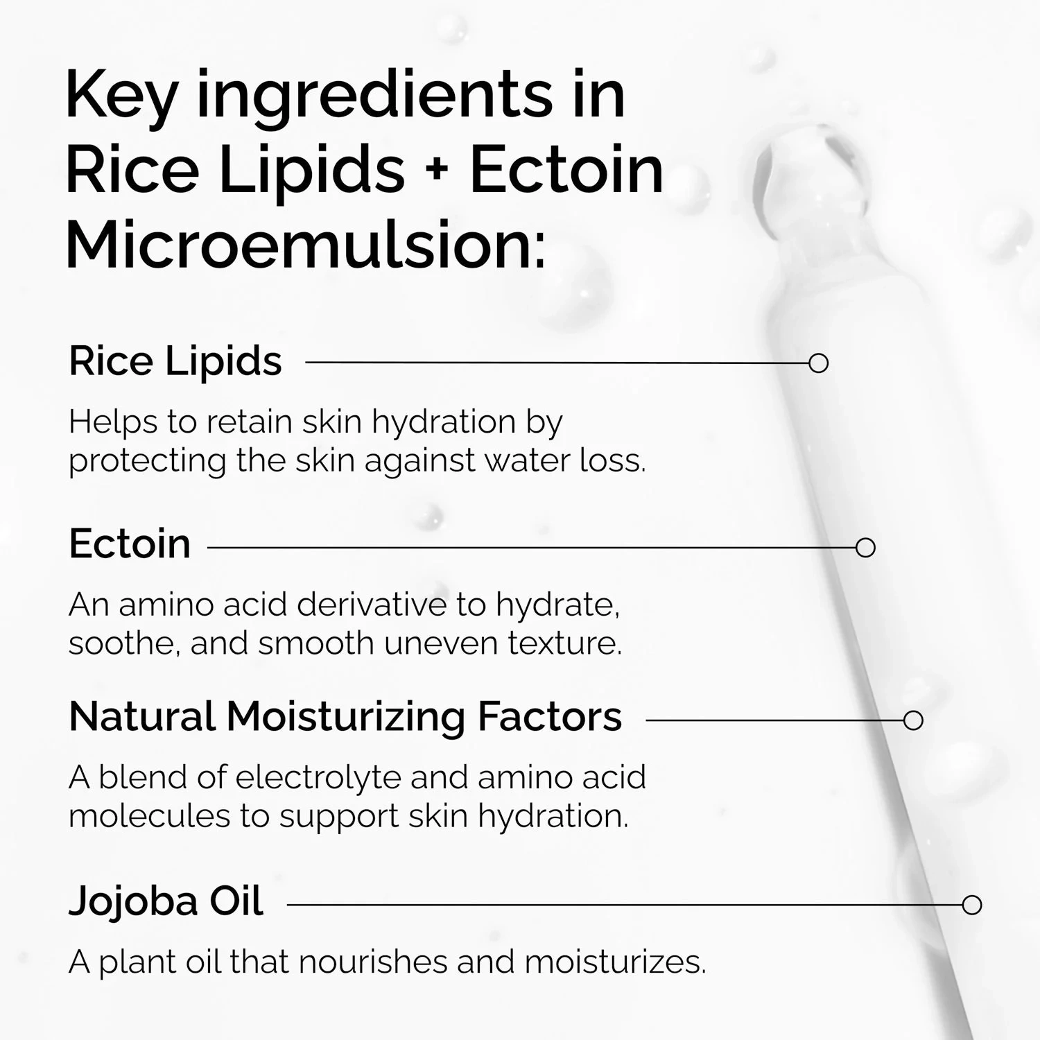 The Ordinary Rice Lipids + Ectoin Microemulsion 60 ml