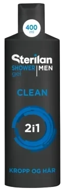 Sterilan Men Clean Dusj 400ml