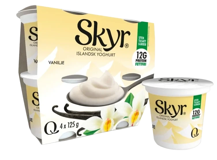 Skyr Vanilje 4x125g Q