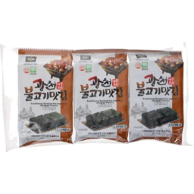 Sjögräs Snack Bulgogi 3-pack