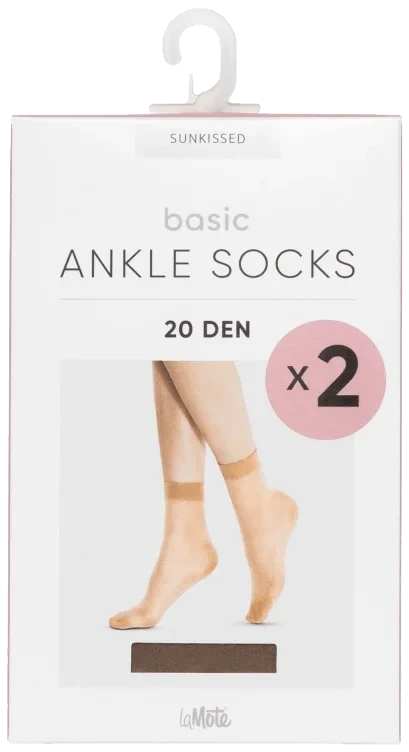 Ankle Socks Basic Sunkissed 36-41 La Mote