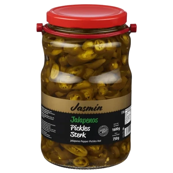 Jasmin Jalapeno Skivet Sterk 1600g