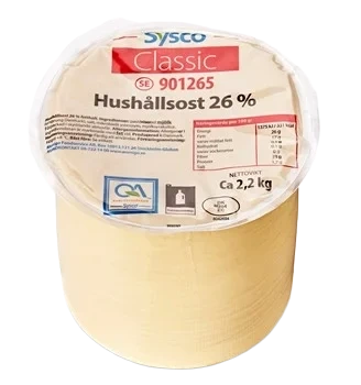 Hushållsost 26%