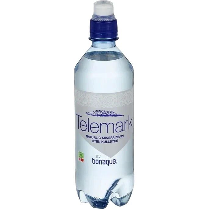 Telemark Kildevann U/Kullsyre Naturell M/Sportscap 24x0,5l