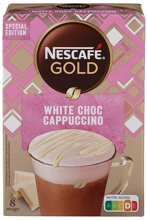 Nescafe gold white choc cappuccino   120g