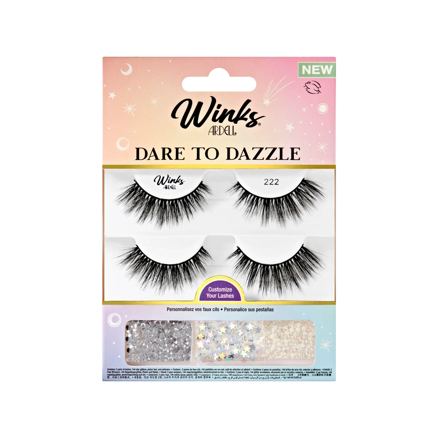 Ardell Winks Dare to Dazzle False Lashes 222 Diamonds & Pearls