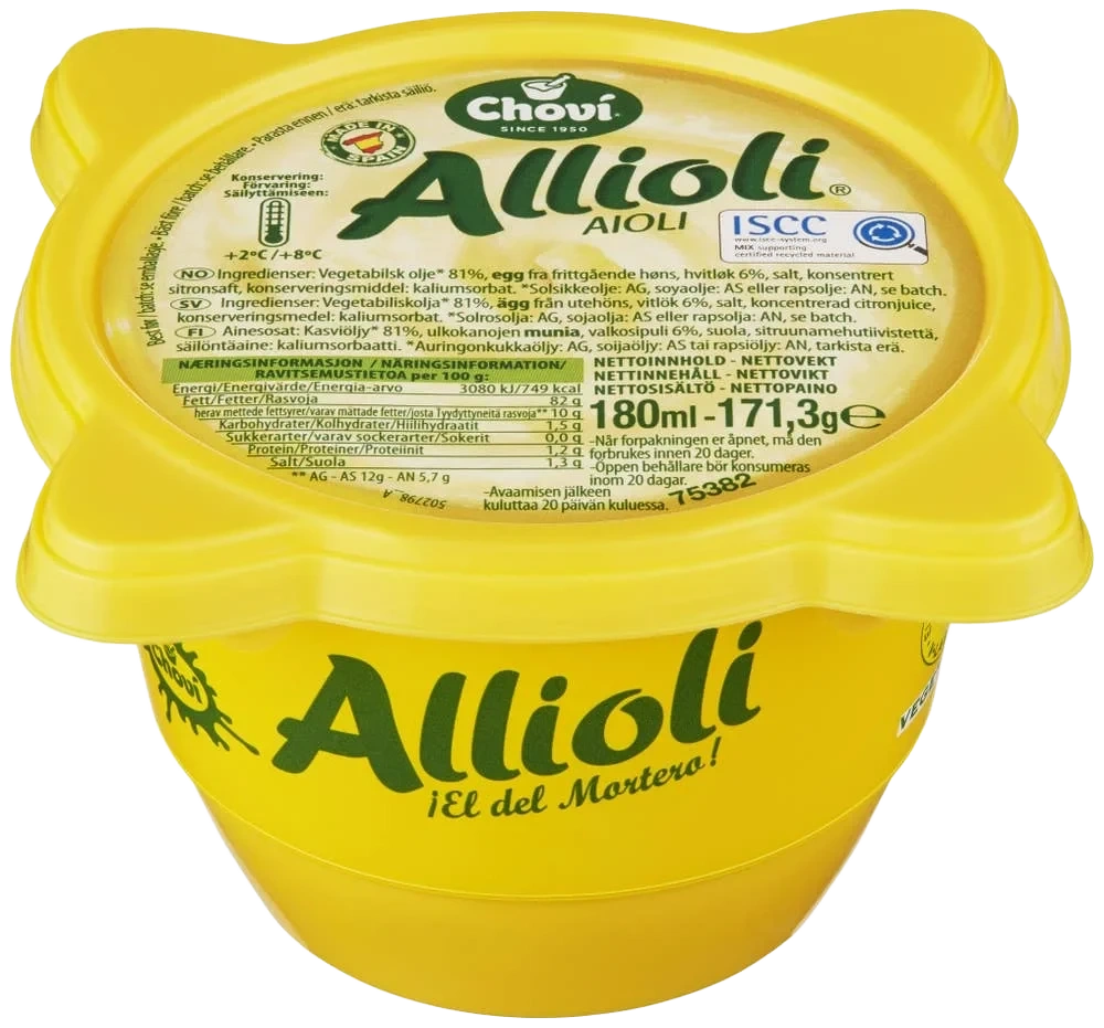Allioli 180ml Chovi