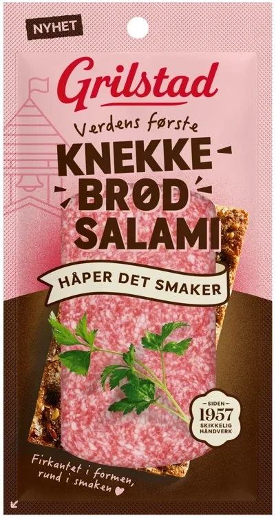 Grilstad Knekkebrødsalami 100g