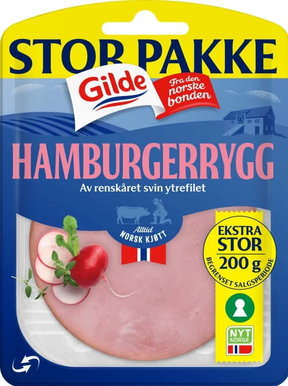 Hamburgerrygg 200g Enh