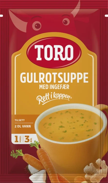Toro Rik Gulrotsuppe m/Ingefær 22g