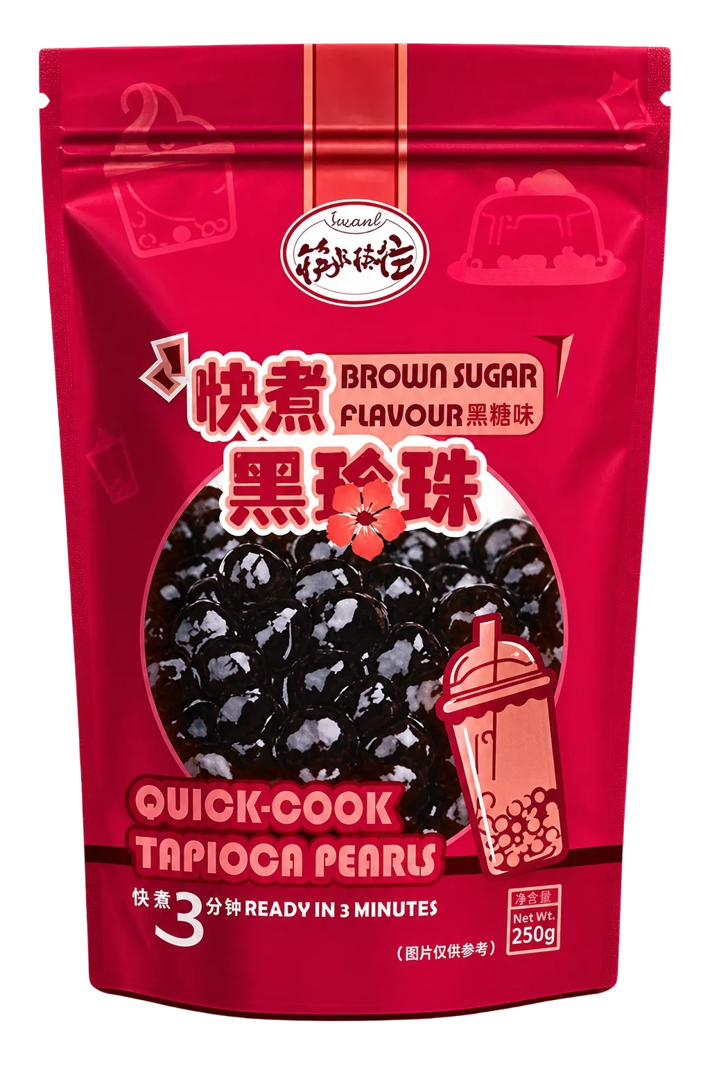 Quick-Cook Tapioca Pearls Brown Sugar 250g