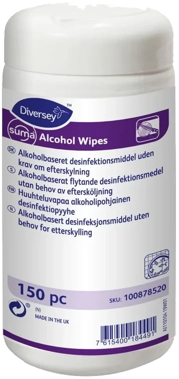Suma Alcohol Wipes 150stk