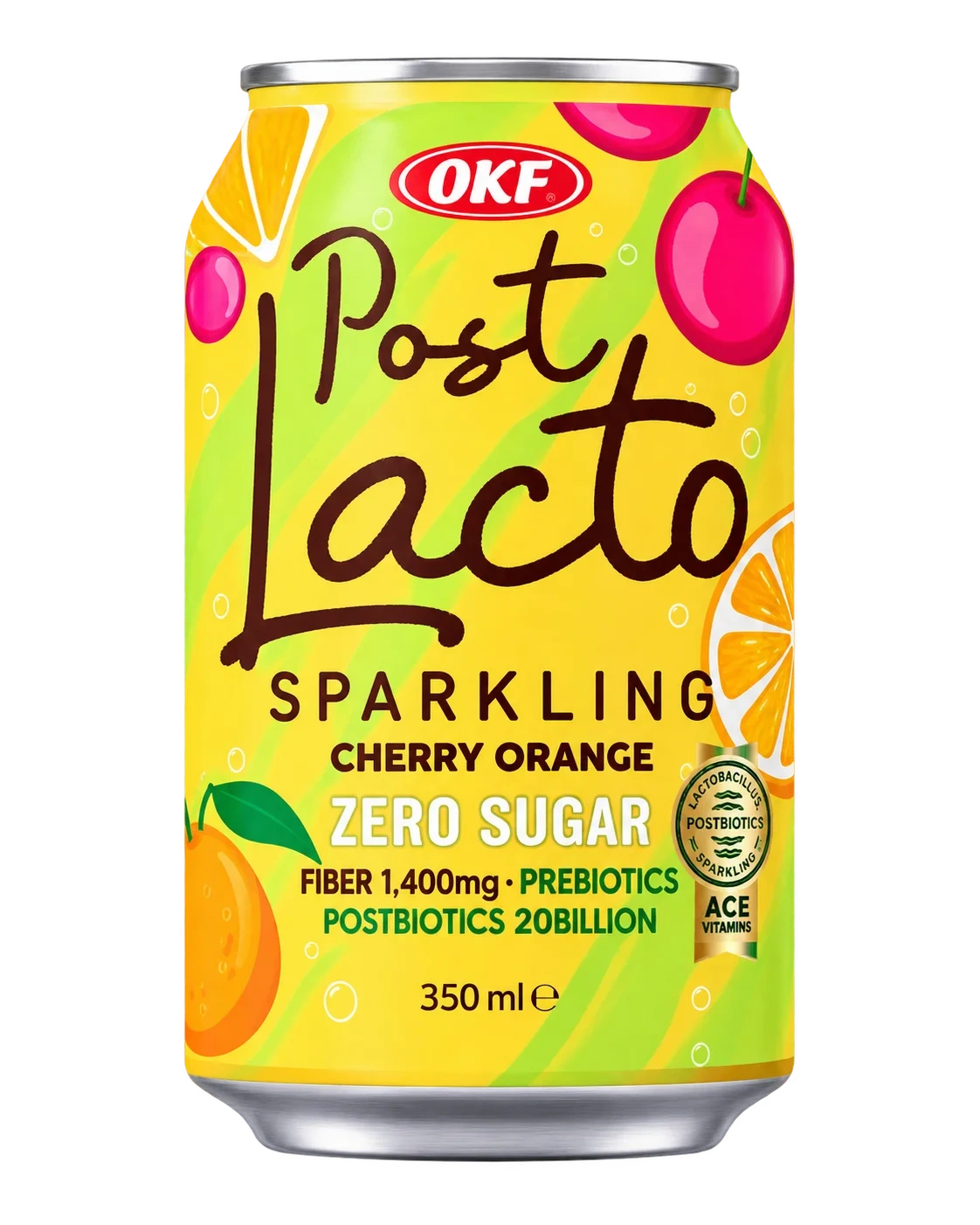 OKF Post Lacto Cherry Orange Zero 350ml