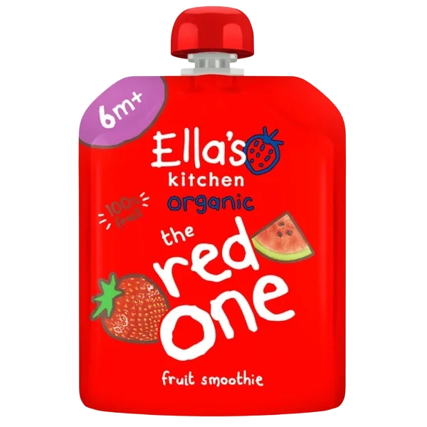 SMOOTHIE DEN RØDE Øko 6m 90g ellas