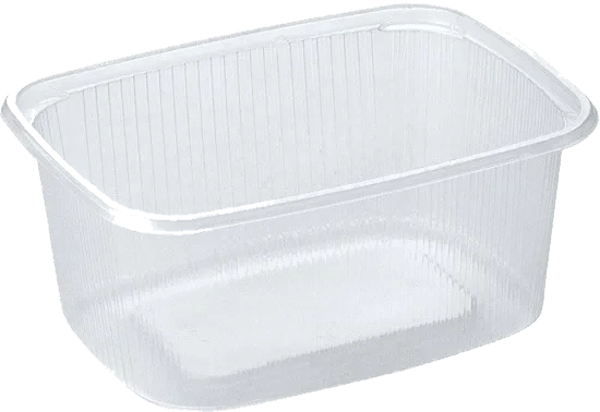 Delipack rechteckig Transparent