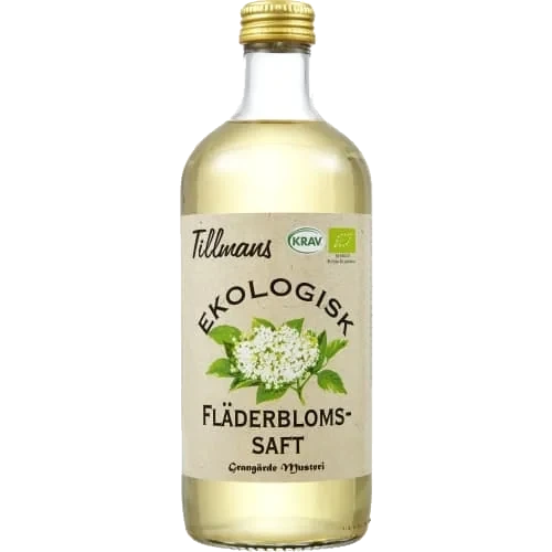 Fläderblom Ekologisk Saft Glas