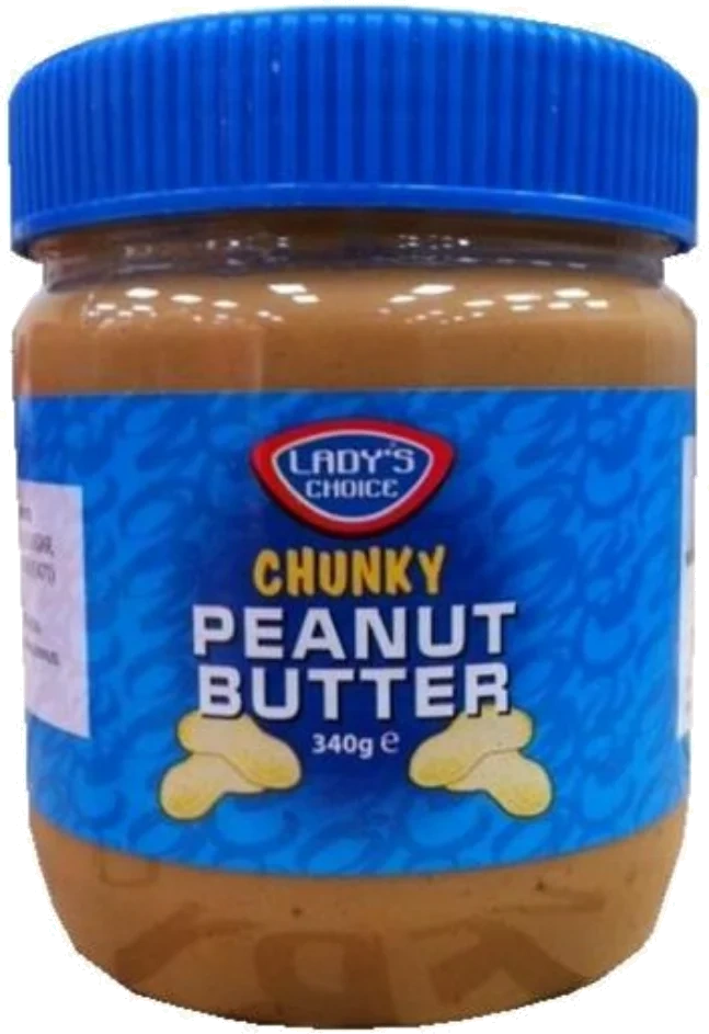 Lady's Choice Peanut Butter Chunky 340g