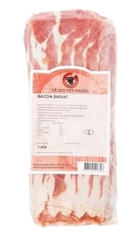 Bacon skiv rullp