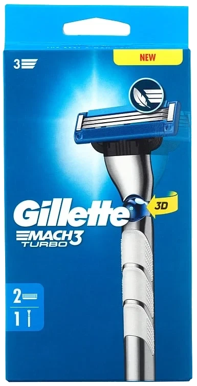 Barberhøvel mach3 turbo 2blad stk