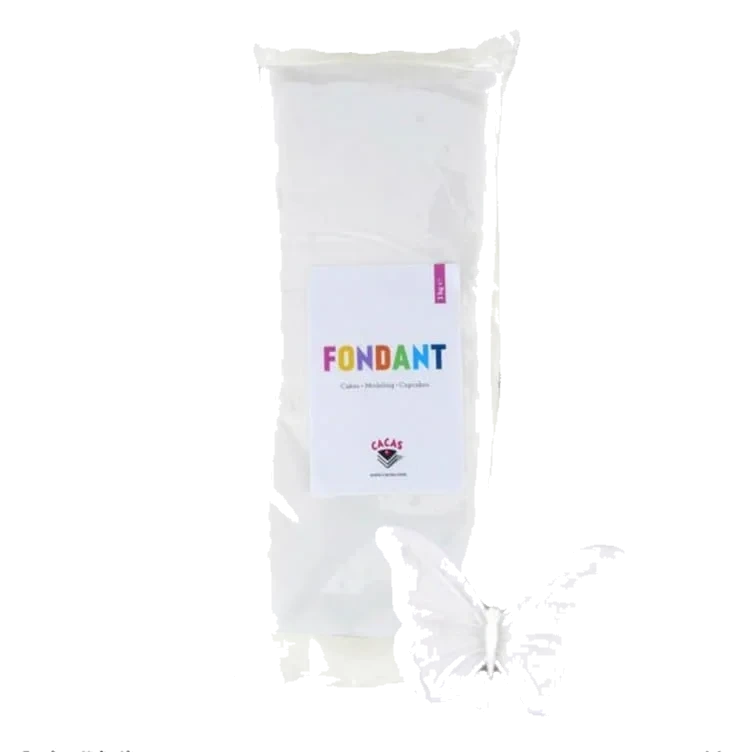 Fondant Hvit 1kg Cacas