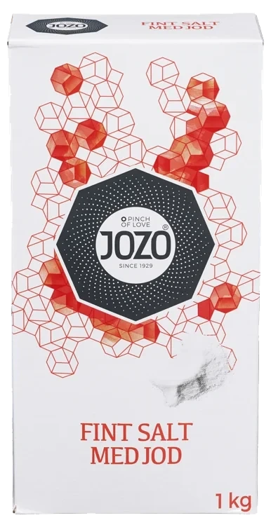 Jozo husholdningssalt med jod 1kg