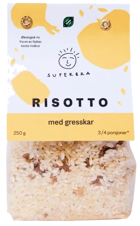Risotto m/Gresskar Økol 250g Superbra