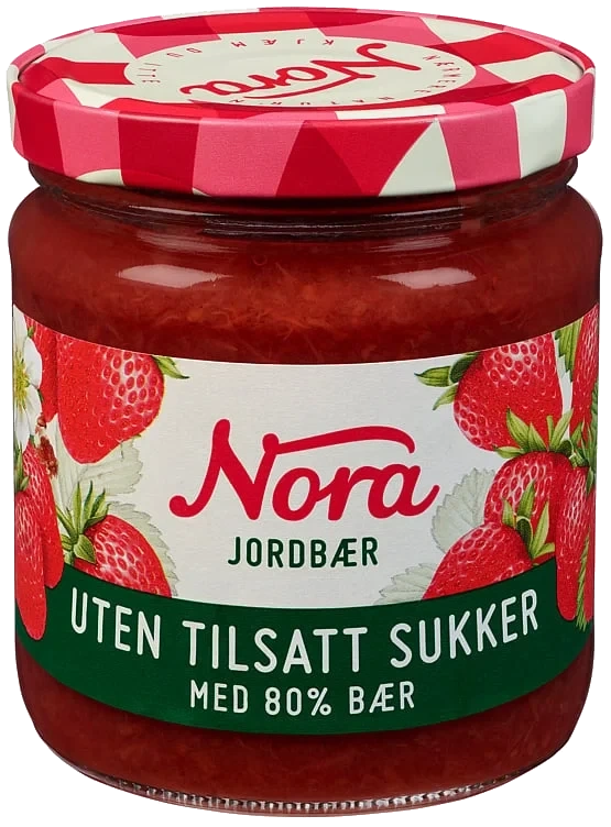 Jordbær syltetøy u/tilsatt sukker 275g