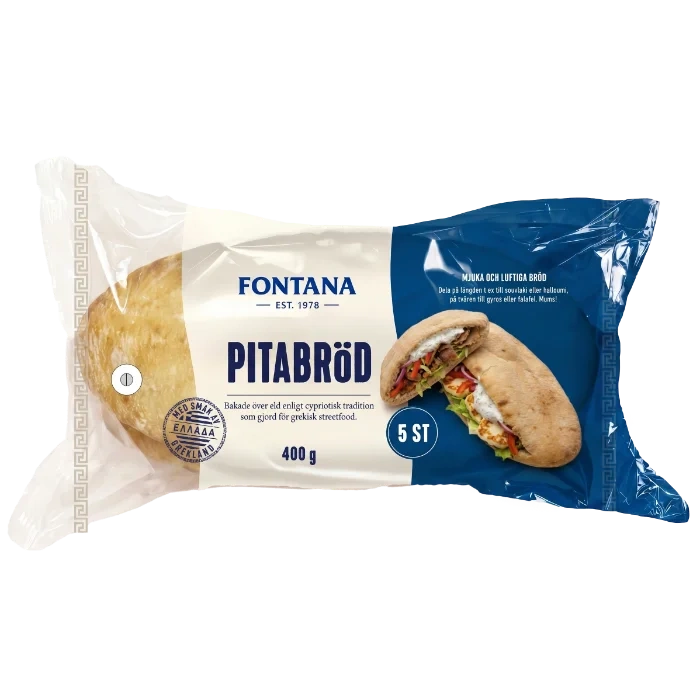 Pitabröd, ovala