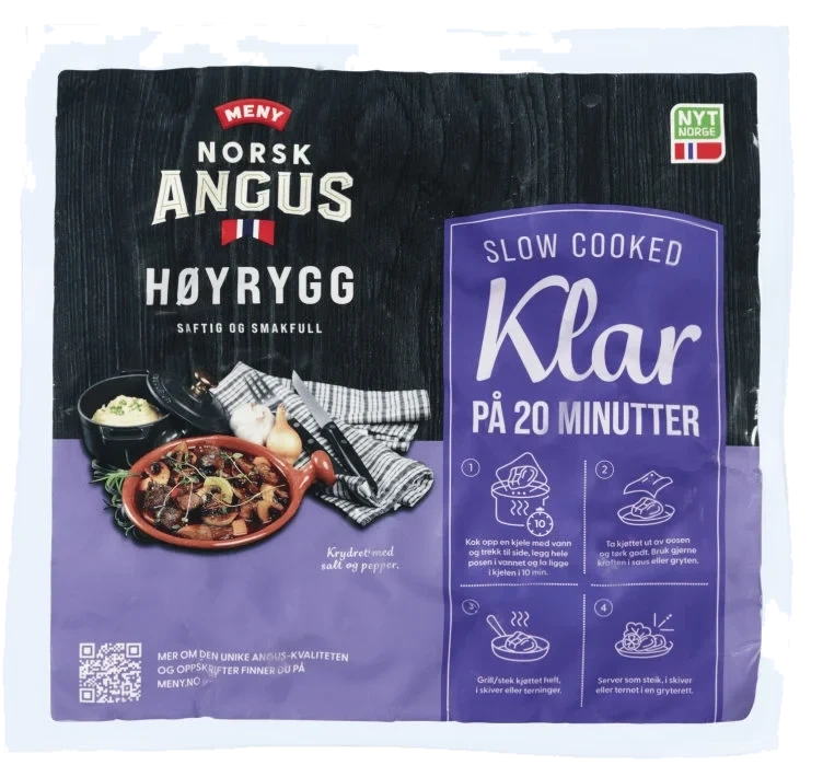 Angus Høyrygg Sous Vide Ca700g Meny