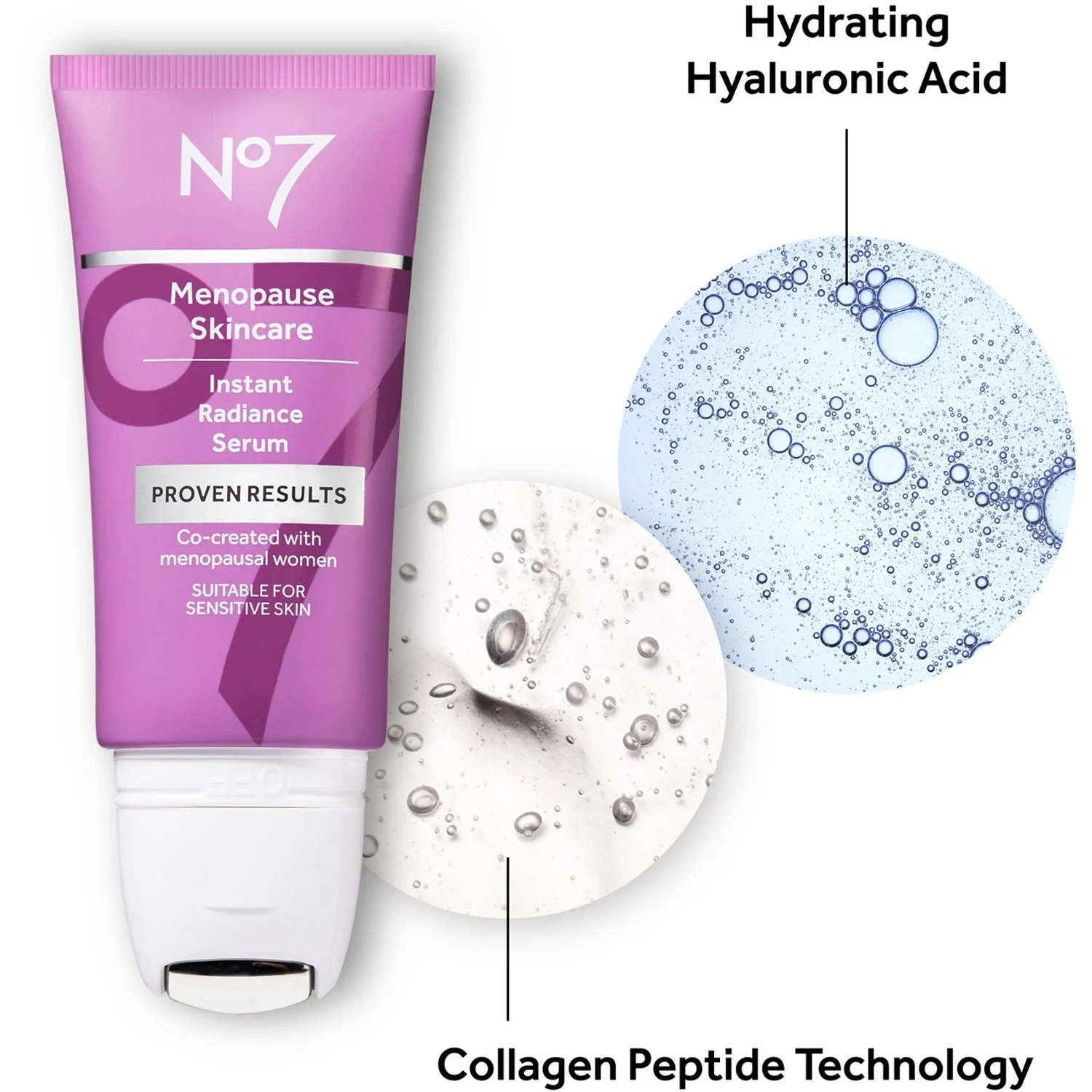 No7 Menopause Skincare Instant Radiance Serum