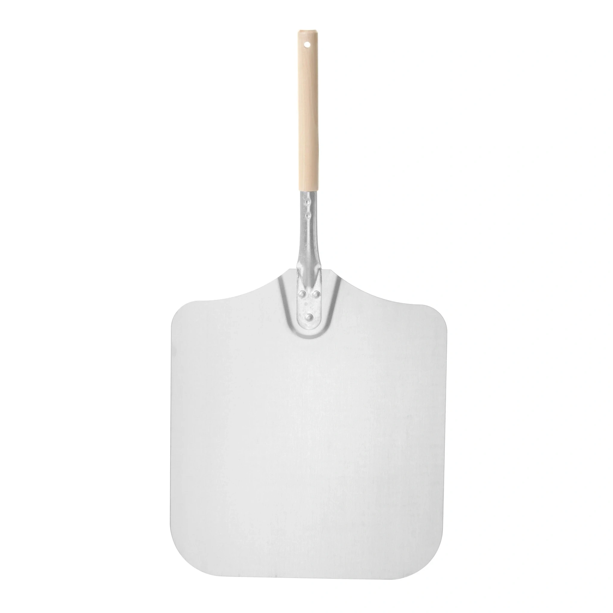 Pizzaskopa i kvadrat med kort handtag