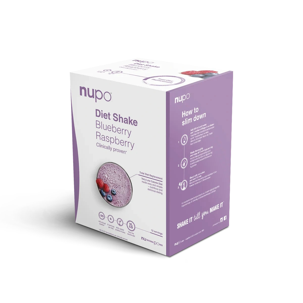 Diet Shake Blueberry Raspberry