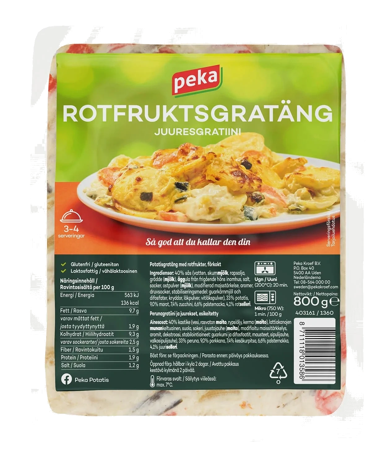 Rotfruktsgratäng