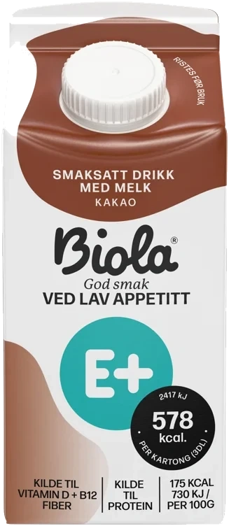 Biola e+ drikke kakao  300ml