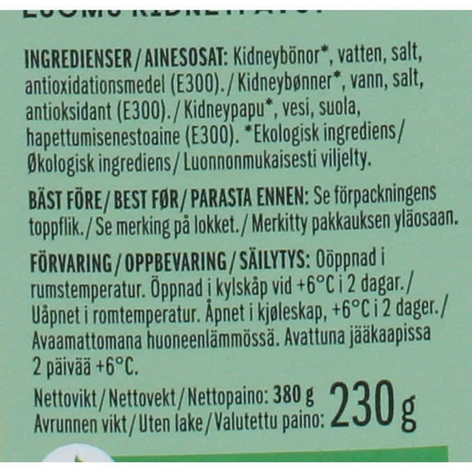 GoGreen Kidneybönor Eko