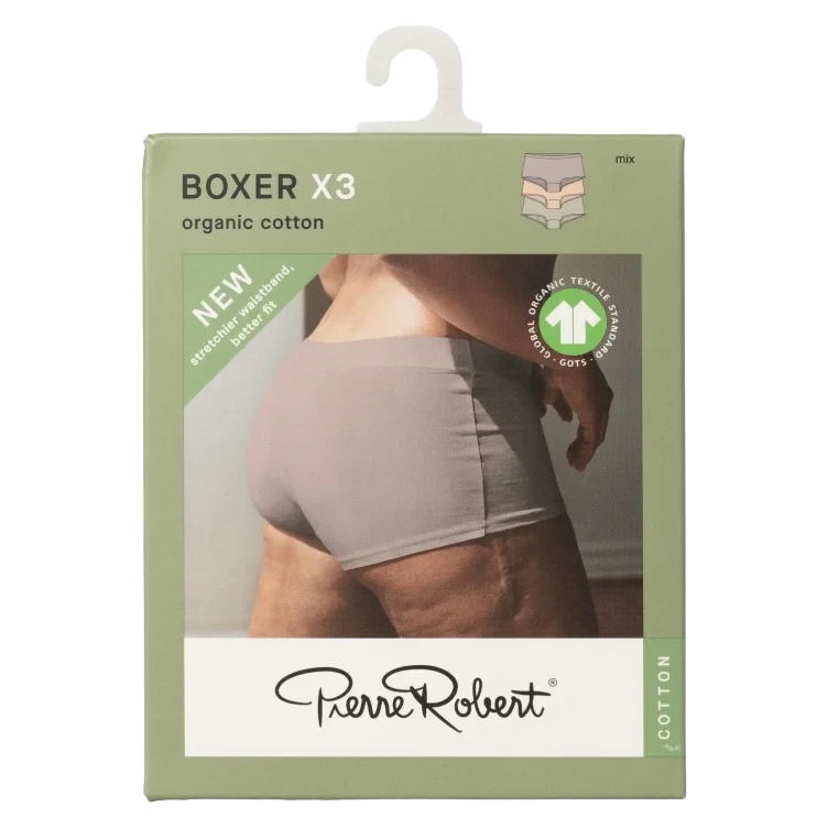 Boxer Cotton Mix L 3stk Pierre Robert