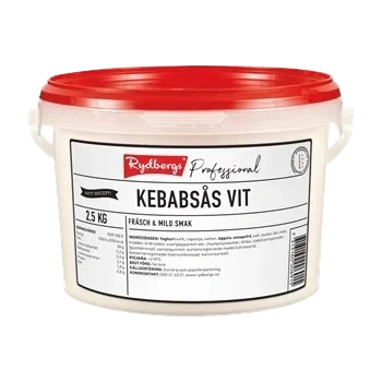 Rydbergs Kebabsås vit