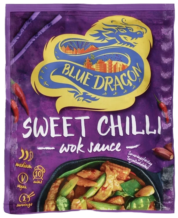 Blue Dragon Woksaus Sweet Chili 12x120g