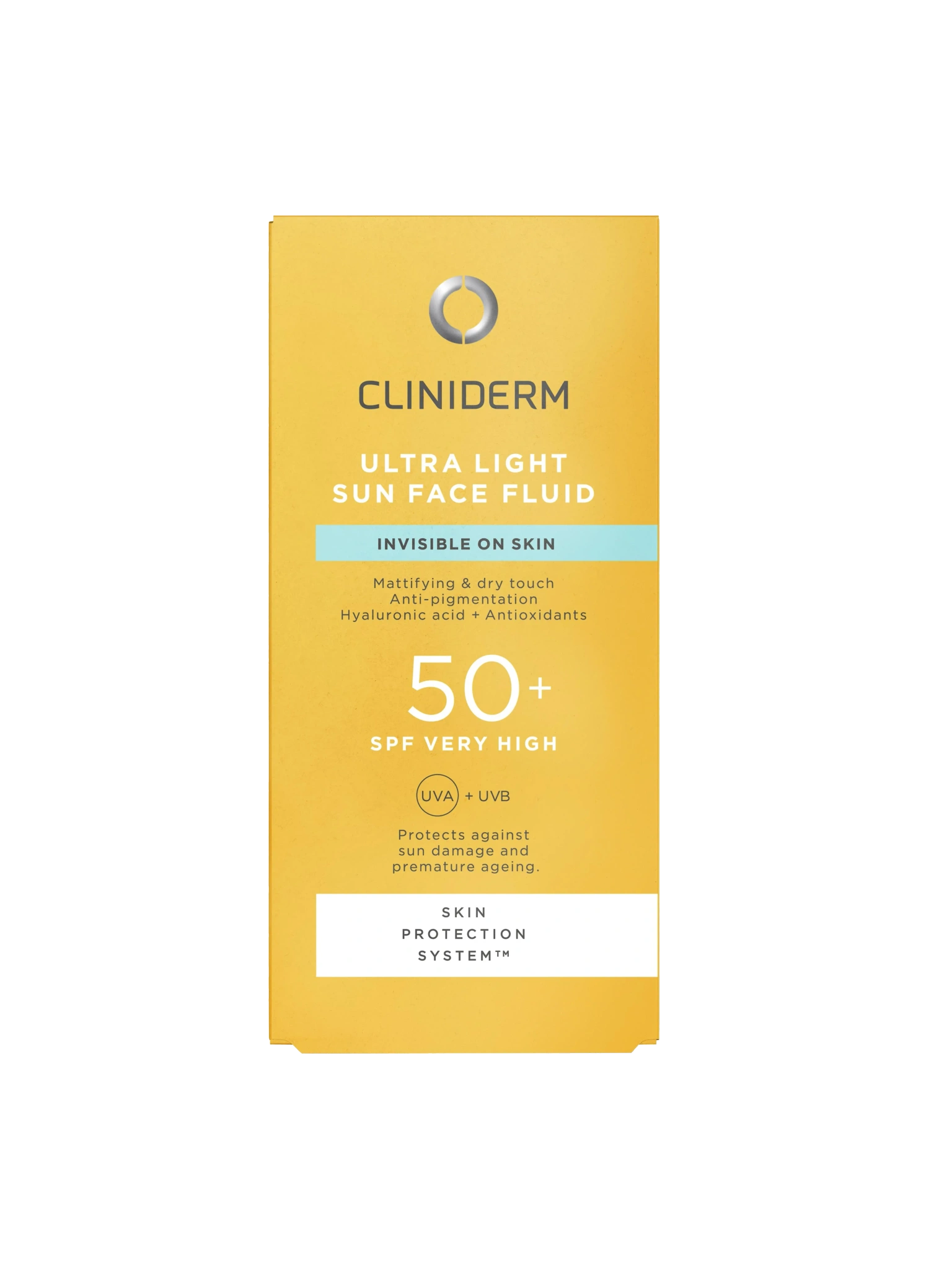 Cliniderm Ultra Light Sun Face Fluid SPF50+, 40 ml