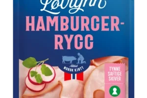 Løvtynn Hamburgerrygg 110g Enh