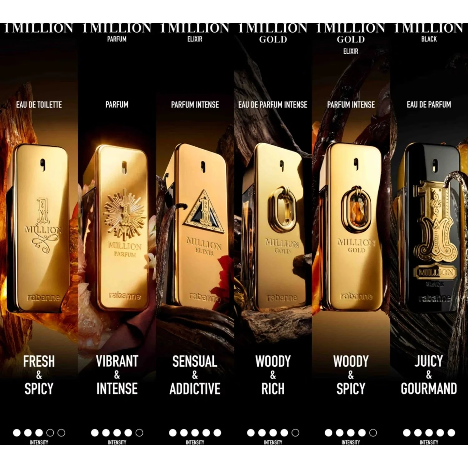 RABANNE 1 Million Black
