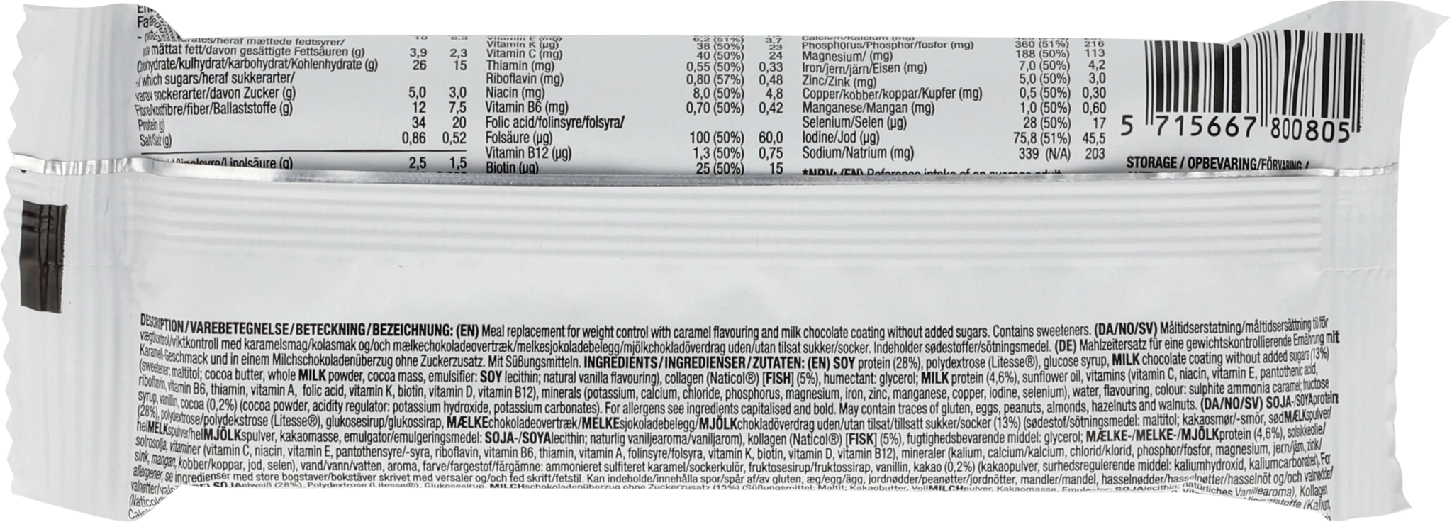 Nupo One Meal Bar Caramel