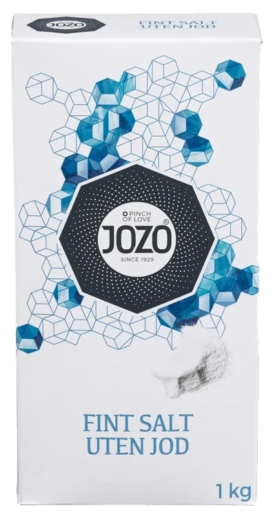 Jozo husholdningssalt u/jod 1kg